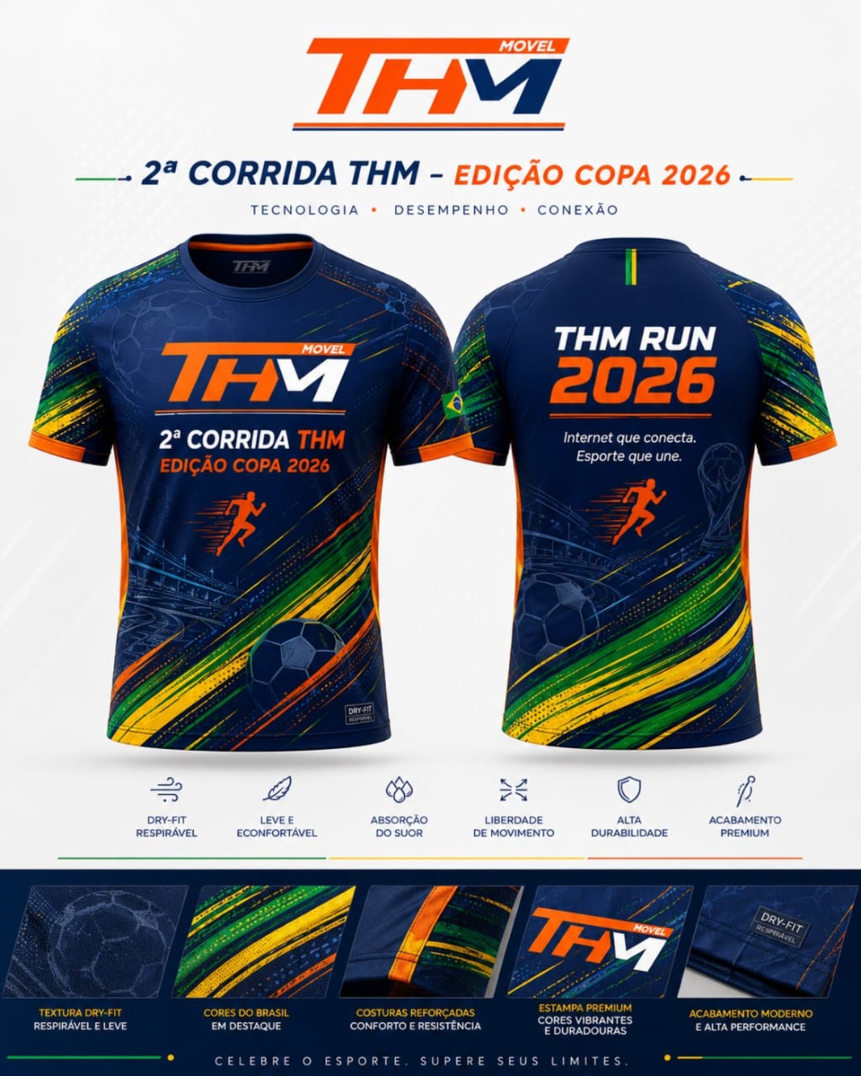 Camisa oficial do 2º Treinão THM
